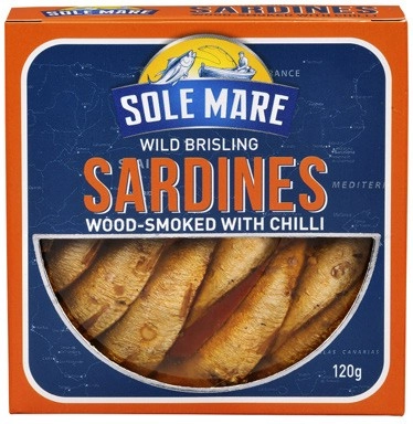 Sole Mare Brisling Sardines 120g