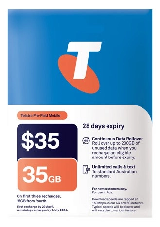 Telstra $35 SIM Kit