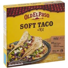 Old El Paso Soft Taco Dinner Kit Mexican Style 405g