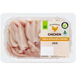Woolworths Rspca Approved Chicken Stirfry 500g
