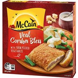 Mccain Dinner Veal Cordon Bleu Frozen Meal 320g
