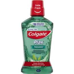 Colgate Mouthwash Freshmint Alcohol Free - Plax 500ml