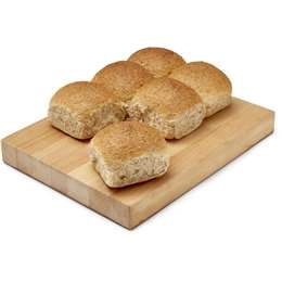 Woolworths Bread Rolls Soft Wholemeal Lunch 6 Pack