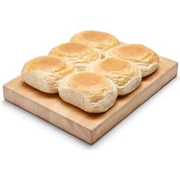Woolworths Bread Rolls Soft Hamburger 6 Pack