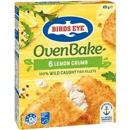 Birds Eye Oven Bake Crumbed Lemon 425g