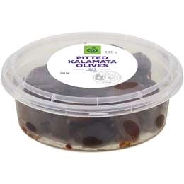 Woolworths Pitted Kalamata Olives With Italian Vinegar 110g