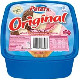 Peters Original Neapolitan Ice Cream 2l