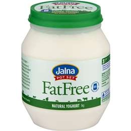 Jalna Fat Free Yoghurt 1kg