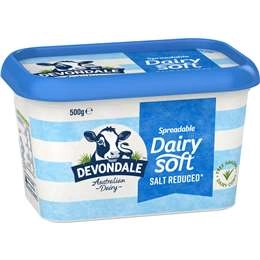Devondale Dairy Soft Salt Reduced Butter Blend 500g