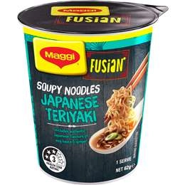 Maggi Fusian Instant Noodles Japanese Teriyaki Flavour Cup 62g