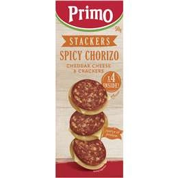 Primo Stackers Spicy Chrizo Cheese And Crackers 50g