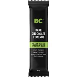Bc Snacks Dark Chocolate Coconut Plant Based Protein Bar 40g