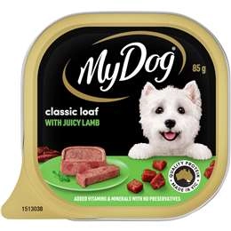 My Dog Lamb Loaf Classics Wet Dog Food Tray 100g