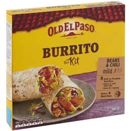 Old El Paso Burrito Dinner Kit Mexican Style 485g