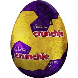 Cadbury Crunchie Hollow Chocolate Easter Egg 110g