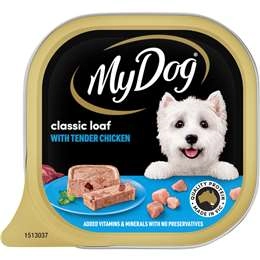 My Dog Chicken Supreme Loaf Classics Wet Dog Food Tray 100g