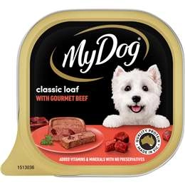 My Dog Gourmet Beef Loaf Classics Wet Dog Food Tray 100g