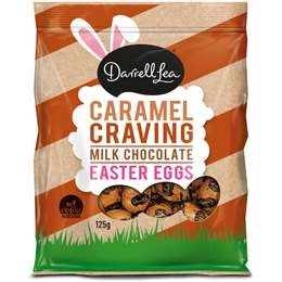 Darrell Lea Caramel Craving Milk Chocolate Easter Eggs 125g