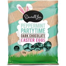 Darrell Lea Peppermint Partytime Dark Chocolate Easter Eggs 125g