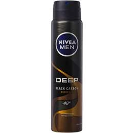 Nivea Men Deep Espresso Aerosol Antiperspirant Deodorant 250ml