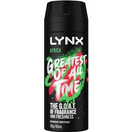 Lynx Deodorant Body Spray Africa 48h 165ml