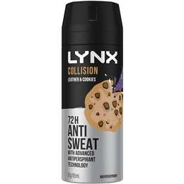 Lynx Collision Leather + Cookies Antiperspirant Aerosol 165ml