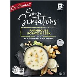 Continental Soup Sensations Farmhouse Potato & Leek Serves 2 60g