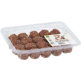 Woolworths &veg Beef Meatballs With Carrot Celery Tomato & Onion 400g