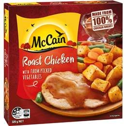Mccain Dinner Roast Chicken Frozen Meal 320g