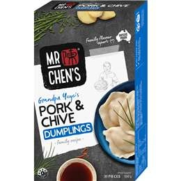 Mr Chen's Pork & Chive Dumplings  550g