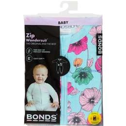 Bonds Zip Wondersuit Size 00 Assorted Each