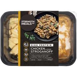 Strength Meals Co Chicken Stroganoff Chilled Meal 350g