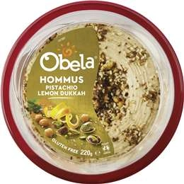 Obela Hommus Pistachio Lemon Dukkah  220g
