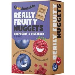 Goodness Me Really Fruity Sticks Raspberry & Blueberry 8 Pack