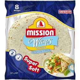 Mission Super Soft Low Salt Wraps  567g