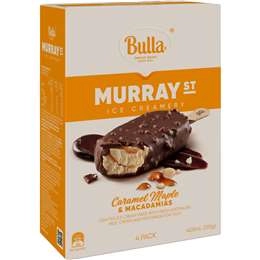 Bulla Murray Street Caramel Maple & Macadamia 4 Pack