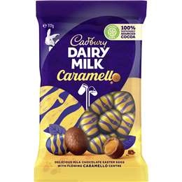 Cadbury Caramello Easter Chocolate Egg Bag 117g