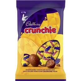 Cadbury Crunchie Easter Chocolate Egg Bag 110g