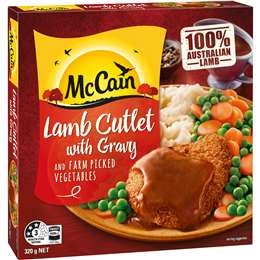 Mccain Lamb Cutlet & Gravy Frozen  320g