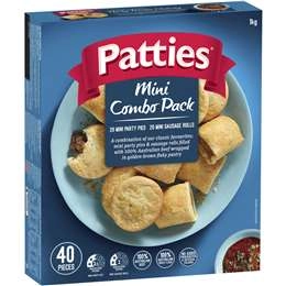 Patties Party Pack Mini Pies & Sausage Rolls 1kg