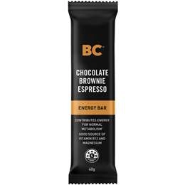 Bc Snacks Chocolate Brownie Espresso Energy Bar 40g