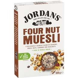 Jordans Four Nut Muesli  600g