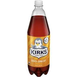 Kirks Sno Drop Soft Drink Bottle 1.25l