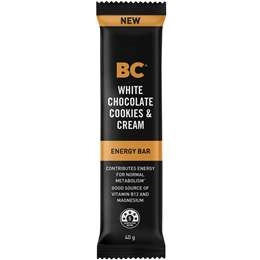 Bc Snacks White Choc Cookies & Cream Energy Bar 40g