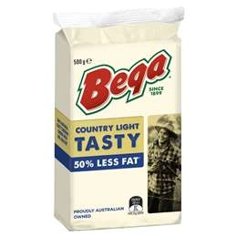 Bega Light Tasty 50% Less Fat Cheese 500g