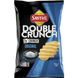 Smith's Double Crunch Original Potato Chips Share Pack 150g
