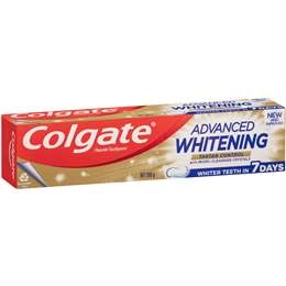Colgate Whitening Toothpaste Advanced Whiten Tartar Control 200g