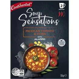 Continental Soup Sensations Mexican Tomato & Corn With Jalapeno 2 Serve 55g