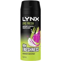 Lynx Deodorant Body Spray Epic Fresh 48h 165ml