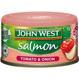 John West Onion & Tomato Salmon Tempters 95g